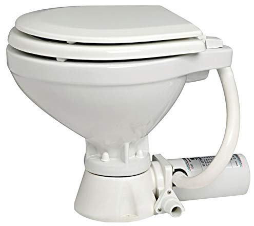 Osculati Electric toilet unit space saver wooden seat 12 V
