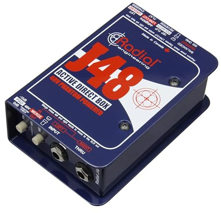 Radial J48 MK2 48V Phantom Power Active Direct Box