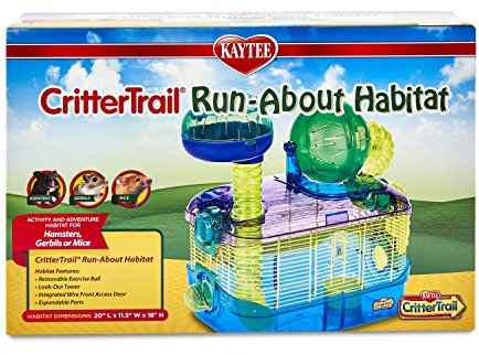 Kaytee CritterTrail Run-About Habitat for Small Animals Such as Hamsters, Gerbils and Mice (Colours May Vary)