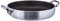 Agnelli pots Pentole ALSA2110S32 - Padella in platino con fondo rettificato, alluminio, argento, spessore 5 mm, con 2 manici in acciaio inossidabile, 32 cm