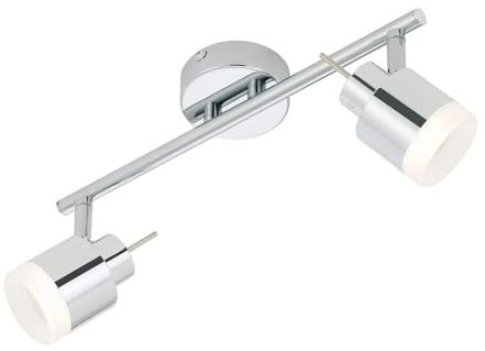Briloner Leuchten Deckenleuchte, Badezimmerlampe, LED Lampe, Deckenlampe, Badlampe, Badleuchte, LED Strahler, Spots, Wohnzimmerlampe, Deckenstrahler, schwenk- und drehbar