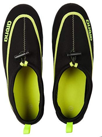 arena Herren Neopren Wassersportschuh Badeschuh Bow (Rutschfest, Guter Halt, Verstellbar, In und am Wasser), Black (50), 45