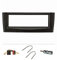 tomzz Audio 2414-029 Radioblende Set kompatibel mit FIAT Grande Punto Typ Bj.199 2005-2009 schwarz mit Radioadapter ISO Antennenadapter ISO DIN Entriegelungsbügel