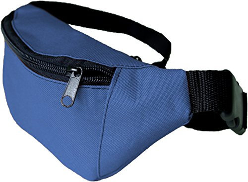 Witan HÜFTTASCHE Gürteltasche Bauchtasche Geldgürtel Seitentasche (Blau)