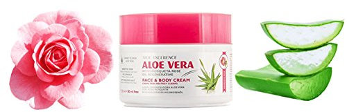 ALOE EXCELLENCE - Gesichts- und Körpercreme (Aloe Vera Regenerationscreme mit Hagebuttenöl)