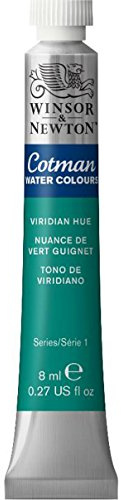 Winsor & Newton Cotman 8ml Water Colour Tube - Viridian Hue