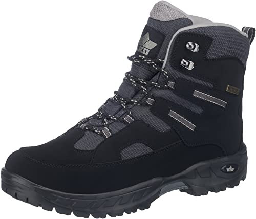 Lico FLAKE Herren Schneestiefel, Schwarz/ Grau, 44 EU