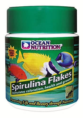 Spirulina-Flocken für Fisch, 156 g