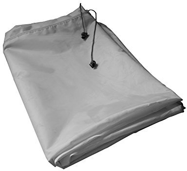 paramondo Sonnenschirm-Schutzhülle, mit Reißverschluss & Bedienstab, 236 x 46/54 cm, L, Grau