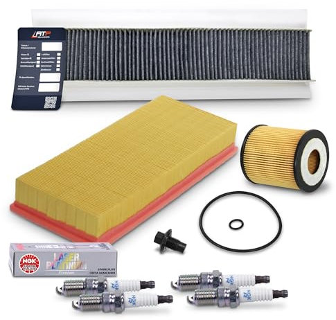 BESTPRICE Inspektionspaket Filterset mit Kompatibel mit FORD MONDEO 3 Mk3 (B5Y), MONDEO 3 Mk3 Stufenheck (B4Y), MONDEO 3 Mk3 Turnier (BWY)