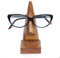 Zap Impex ® Holz Brillen Stand - 6 Zoll hoch, Nase geformter Brille/Spectacle/Sonnenbrillen-Halter mit Platz Basis