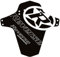 Reverse Mudguard Schutzblech, Logo, Schwarz/Weiß