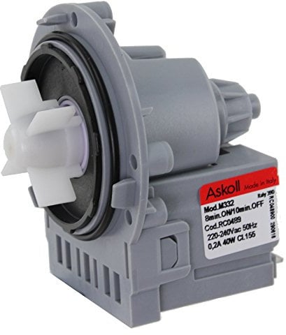 SPARES2GO Drain Pump Unit for Hotpoint Washing Machine (M332, 40w)