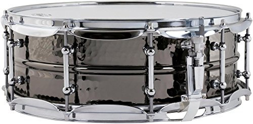 Ludwig Black Beauty Snare Drum – 12,7 x 35,6 cm gehämmert, Spannböckchen