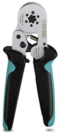 Phoenix Contact CRIMPFOX Hand Crimpzange 0.14mm² → 6mm² / 0.14 → 6AWG für Aderendhülsen, 175 mm