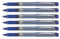 Pilot V5 Liquid Ink Rollerball 0.5 mm Tip (Pack of 6) - Blue