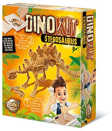 BUKI 439STE - Ausgrabungsset Stegosaurus, 19 x 6 x 22.5 cm