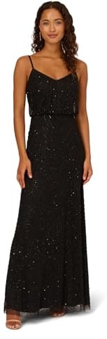 Adrianna Papell Damen-Blouson Perlenkleid