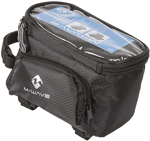 M-Wave Rotterdam TOP SB Oberrohrtasche für Smartphone, schwarz/grau, XXL