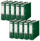 Leitz Qualitäts-Ordner 180° Plastik, 10er Pack, das Original, DIN A4 Aktenordner 8 cm breit, 90% Recycling-Karton, 30% Pre-Consumer Recycling-Kunststoff, Mit 180° Mechanik, 600 Blatt, Grün, 10101055