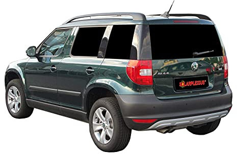 Solarplexius Auto-Sonnenschutz Scheiben-Tönung passgenau für Skoda Yeti Bj. 09-17 Keine Folie Komplettsatz