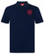 FC Arsenal Herren Polo-Shirt mit originalem Fußball-Wappen - Geschenk - Marineblau - 3XL