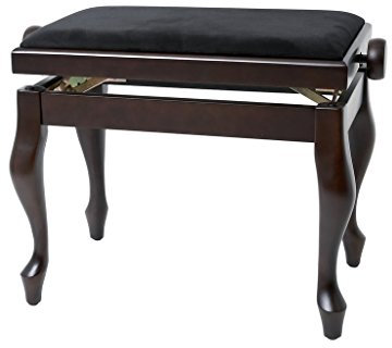 GEWA Pianobank Deluxe Classic schwarz hochglanz