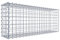 GABIONA | Gabione 100 x 40 x 20 cm | Gabionenkorb mit Maschenweite 5x5 cm | Robuste Steinkorb Mauer mit Spiralverschluss