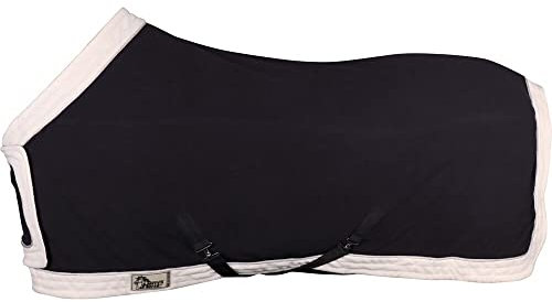 Harry's Horse 32200086-05215cm Fleecedecke Prunkmodell mit Bauchlatz, XL, schwarz