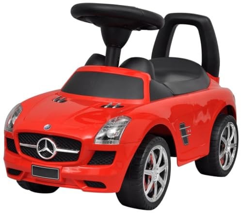 vidaXL Rutschauto 6 Geräusche Rot Rutscher Kinderauto Bobbycar Kinderfahrzeug