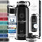 Trinkflasche Edelstahl ACTIVE FLASK + Strohhalm (3 Deckel) BPA-frei, Auslaufsicher, Kohlensäure geeignet - Wasserflasche Fahrrad Thermosflasche Isoliert Isolierflasche Sport Wasser Flasche Kinder Tee