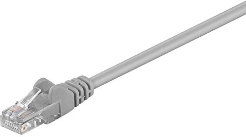 Goobay 68362 CAT 5e Patchkabel, U/UTP, Grau