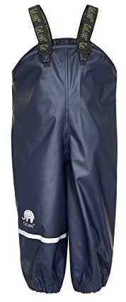 Celavi Baby - Jungen Rainwear Pants Solid Regenhose, Blau (Dark Navy 778), 140 EU