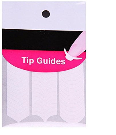 Pro 3 Styles French Nail Art Guide Tips Manicure Paper Stickers Stencil DIY Tool