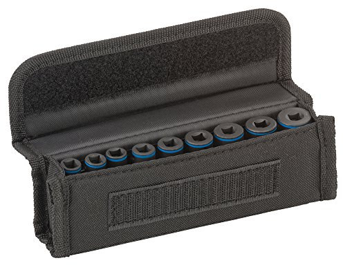 Bosch Profesional Pack de 9 suplementos de llave de vaso - Gris, 50 mm