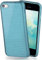 moex Coque très Fine en Silicone Compatible avec Apple iPhone 5c | Style Aluminium brossé, Turquoise