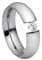 Heideman Ring Damen Intensio aus Edelstahl Silber farbend poliert Damenring für Frauen mit Stein Zirkonia Weiss im Brillant Schliff 4mm