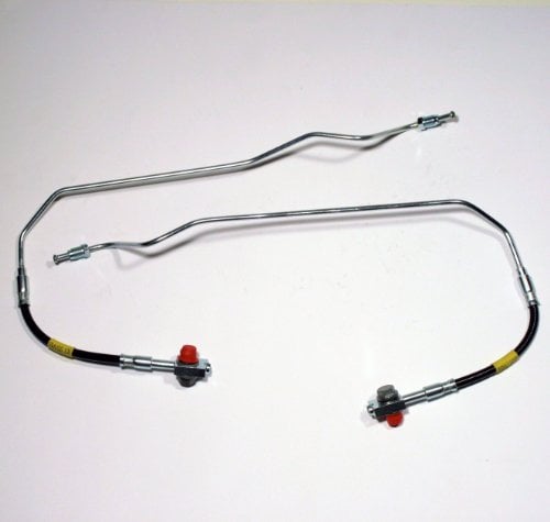 2 x Bremsschläuche mit Bremsleitung hinten