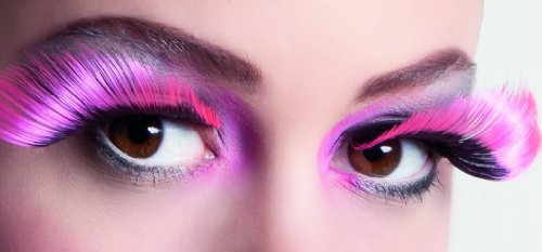Boland - Selbstklebende Wimpern, Extravagant, 1 Paar, künstliche Wimpern, einfaches Auftragen, Augenaufschlag, Mottoparty, Karneval