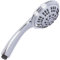 Aqua Elegante 6 Function Handheld Shower Head - Best High Pressure, Adjustable Hand Held Showerhead - Chrome