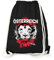 MoonWorks Turnbeutel EM WM Österreich Löwe Flagge Austria Lion Flag Fußball Gymbag schwarz Unisize