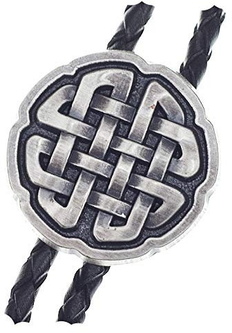 Bolo Tie Kelten-Knoten, echt versilbert!!!, Bolotie, Western Krawatte