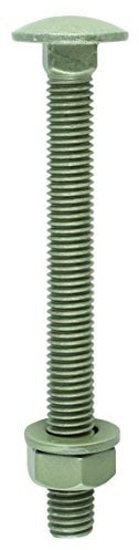 TIMCO 10200INCB Index Coach Bolt, Nut and Washer 10 x 200 - Organic Green (Bag of 10)
