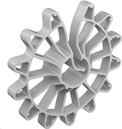 Miko® 100Stk. Abstandhalter Senkrechte Bewehrung 50 mm – Sternabstandhalter Baustahlabstandhalter – Robuste und langlebige Distanzstücke für präzise Betonarbeiten
