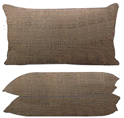habeig Outdoor Rückenkissen ca. 40x60cm Grau Anthrazit Taupe Pink WETTERFEST Kissen Lounge (Taupe)