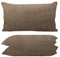 habeig Outdoor Rückenkissen ca. 40x60cm Grau Anthrazit Taupe Pink WETTERFEST Kissen Lounge (Taupe)