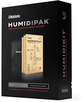 D'Addario Sistema Umidificatore Chitarra - Humidipak Maintain Kit - Sistema Automatico di Controllo dell'umidità - Sistema di Controllo dell'umidità a due vie Senza Manutenzione per Chitarre