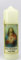 Herz Jesu Kerzen, Farbe elfenbein 25 x 7 cm - 3616 - Gedenkkerze mit Motiv Jesus, Spruch und mit Karton zur Aufbewahrung.