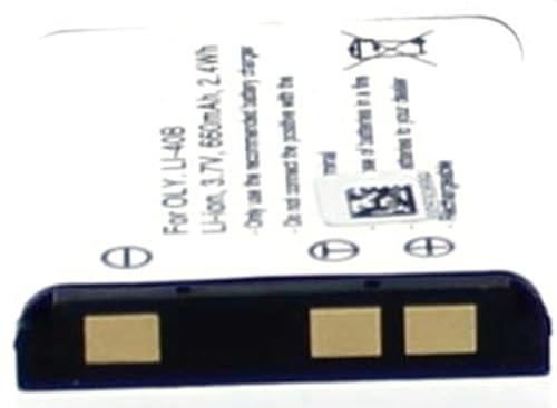 AGI 93850 Li-Ion 660 mAh 3,7 V Akku wiederaufladbar – Akkus (660 mAh,-Ionen (LiIon), 3,7 V, schwarz, weiß, 1 Stück (S))