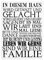 Interluxe Hausschild Vintage Shabby Dekoschild Holzschild IN DIESEM HAUS 20x28cm